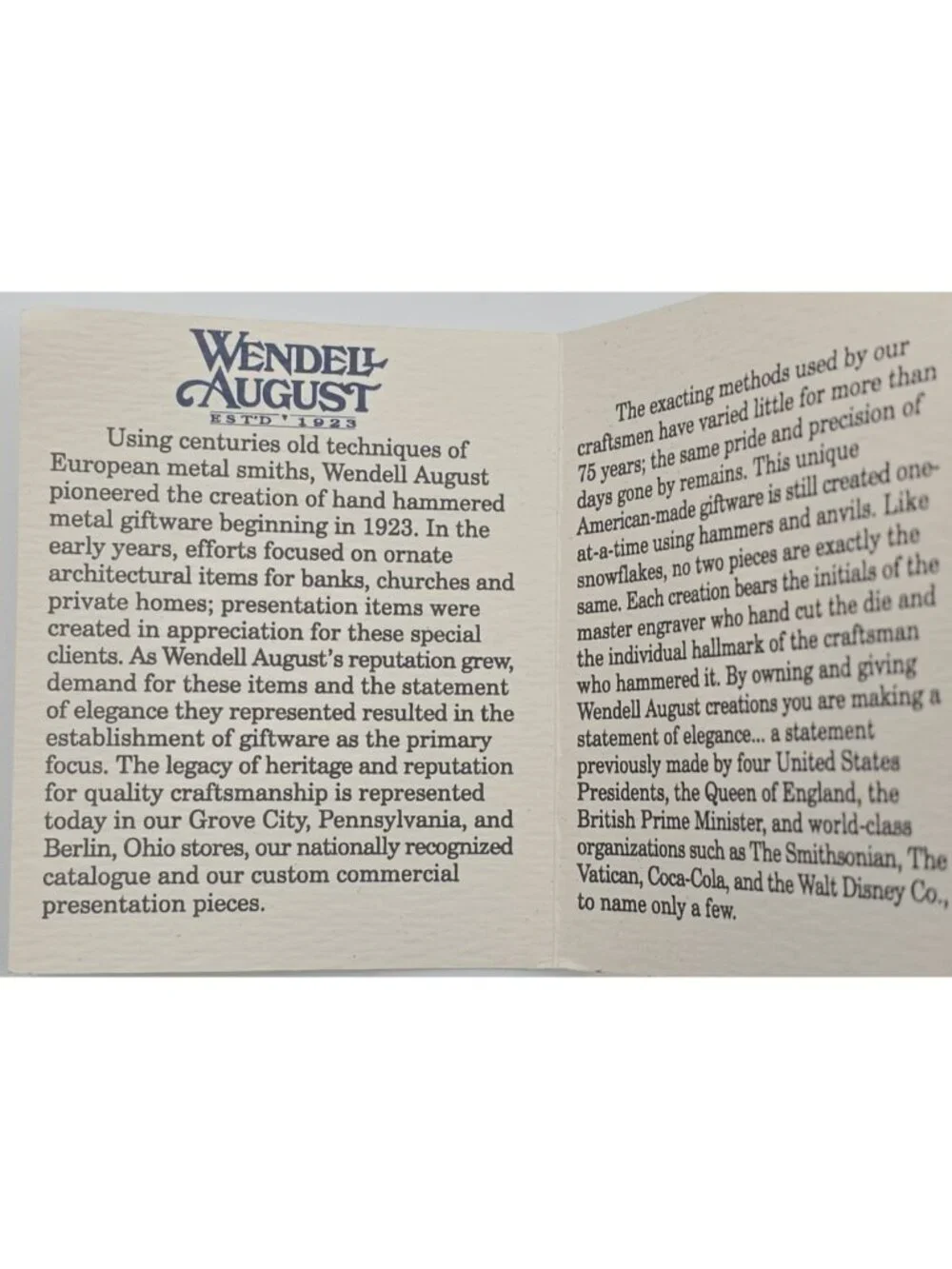 Wendell August wendell august